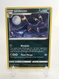 2025 Pokemon McDonald's Dragon Discovery Promo Umbreon 009/015 NM - Image 1