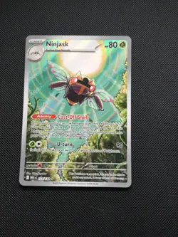 Pokemon TCG Ninjask Illustration Rare 137/132 ME01: Mega Evolution Holo NM/M - Image 1