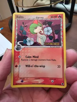 Pokemon Dragon Frontiers reverse holo Ralts 61 - Image 1