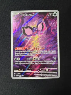 2024 Pokemon Shrouded Fable Pecharunt Black Star Promo #129 - Image 1