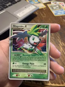 Pokemon TCG Shaymin LV.X DP39 Black Star Promo MP. - Image 1