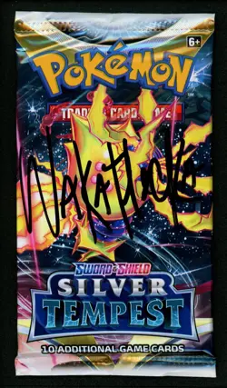 2022 Pokemon Silver Tempest Booster Pack NEW/SEALED W/ WAKA FLOCKA SIGNATURE! - Image 1