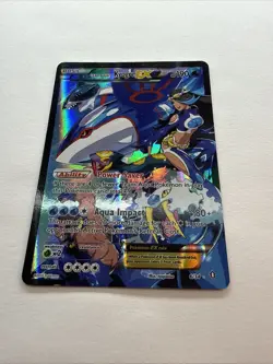 Team Aqua’s Kyogre EX 6/34 Ultra Rare Holo Pokemon Double Crisis Set NM - Image 1