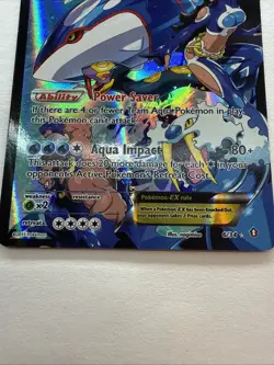 Team Aqua’s Kyogre EX 6/34 Ultra Rare Holo Pokemon Double Crisis Set NM - Image 3