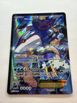 Team Aqua’s Kyogre EX 6/34 Ultra Rare Holo Pokemon Double Crisis Set NM - Image 4