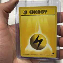 Lightning Energy 130/132 Gym Challenge Common Vintage Pokemon Nintendo WOTC NM - Image 1