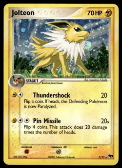 Pokemon TCG POP Series 3 #003/017 Jolteon DMG - Image 1