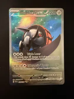 Iron Treads ex 248/198 - Scarlet & Violet Base - SIR - Pokemon TCG Card NM - Image 1