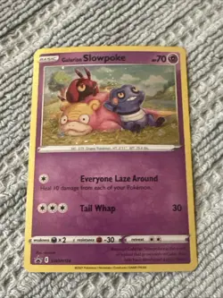 Galarian Slowpoke SWSH126 Swirl Pokemon Black Star Promo - Image 1