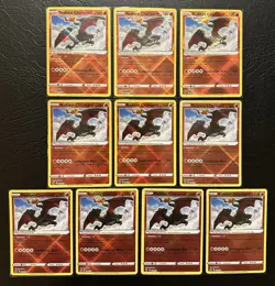 Pokemon TCG Crown Zenith Radiant Charizard 020/159 NM/M Lot of 10 - Image 1