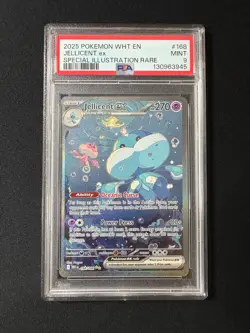 2025 Pokemon White Flare Jellicent EX Special Illustration Rare #168 PSA 9 - Image 1