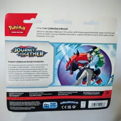 Pokemon * Journey Together * SV09 Blister Booster 3 Packs + Yanmega Promo Foil! - Image 2