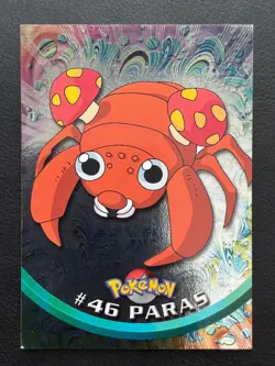 2000 Pokemon Topps Series 1 - Blue Logo - Silver Foil - Paras #46 - NM/LP - Image 1