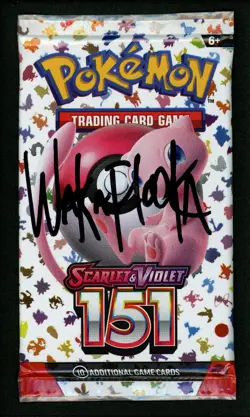 2023 Pokemon S & V English 151 Booster Pack NEW/SEALED W/ WAKA FLOCKA SIGNATURE! - Image 1