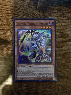 Yu-Gi-Oh Evening Twilight Knight MP16-EN124 Super Rare 1st Edition NM Condition - Image 1