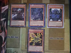 YUGIOH EGYPTIAN GOD TN19 PRISMATIC SECRET OBELISK/RA/SLIFER + EXODIA LIMITED NM - Image 1