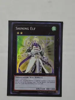 Yugioh! Shining Elf (Gaov-en098) Super Rare Unlimited LP - Image 1