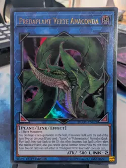 YuGiOh! Predaplant Verte Anaconda DUOV-EN021 Ultra Rare 1st Ed - Image 1