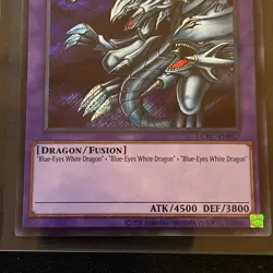 Blue-Eyes Ultimate Dragon LCKC-EN057 Secret Rare Yugioh Unlimited NM - Image 3