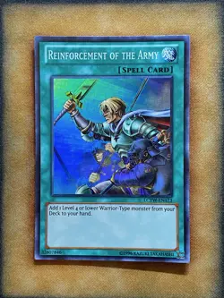 Yugioh Reinforcement Of The Army LCYW-EN173 Super Rare LP - Image 1