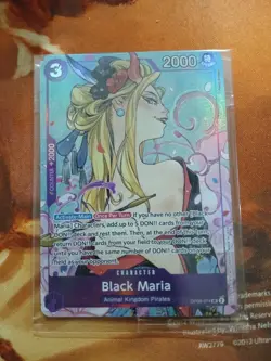 Black Maria OP08-074 Illustration Box Volume 2 EN Promo One Piece CCG Sealed - Image 1
