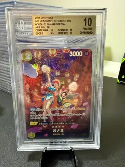 2024 ONE PIECE 500 YEARS IN THE FUTURE SPECIAL ART #OP06-101 O-NAMI BGS 10 - Image 1