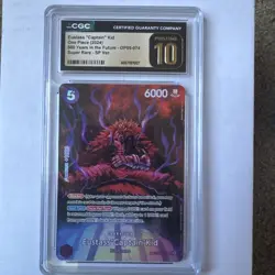 One Piece Eustass Captain Kid OP05-074 CGC Pristine 10 - Image 1