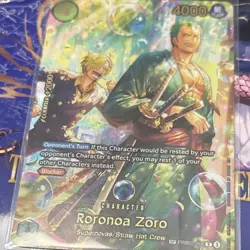 Bandai One Piece TCG Roronoa Zoro PRB02-006 sp rare foil - Image 5