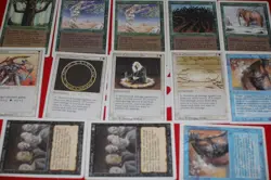 MTG 13x 3rd edition blue white green magic card lot MP - Image 1