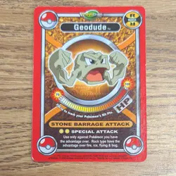 2000 Pokemon Vintage Geodude Thinkchip Battle Stadium Card VLP - Image 1