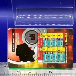 Bulbasaur Pokemon Menko Card Menco Game TCG Nintendo Vintage Japanese #658 - Image 4