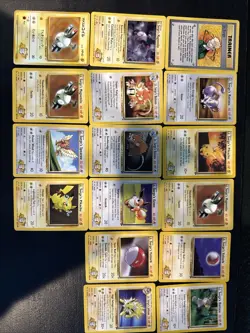 16 Card Bulk Sale Pokemon Cards From Lt. Surge’s Set - Image 1