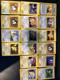 16 Card Bulk Sale Pokemon Cards From Lt. Surge’s Set - Image 2