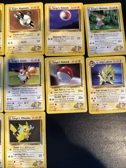 16 Card Bulk Sale Pokemon Cards From Lt. Surge’s Set - Image 5