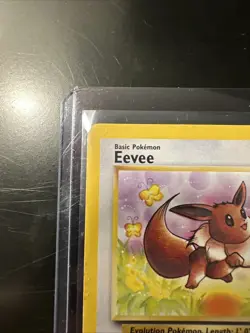 Pokemon Eevee TCG Card 51/64 Jungle Regular Unlimited LP - Image 3