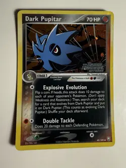 Pokemon Card Dark Pupitar 40/109 - Reverse Holo - Team Rocket Returns (2004) - Image 4