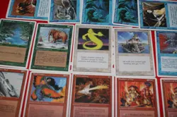 MTG 15x 4th edition blue white red magic card lot LP - Image 3