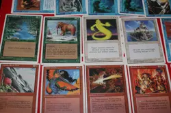 MTG 15x 4th edition blue white red magic card lot LP - Image 4