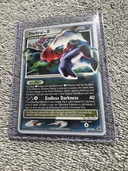 Pokemon TCG Darkrai LV.X Holo Card 104/106 Great Encounters Series LP - Image 1