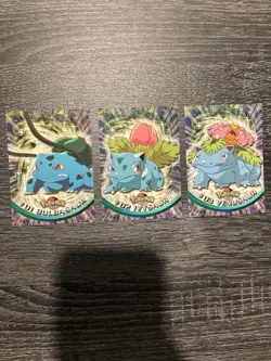 Pokemon Cards: 1999 Topps Bulbasaur, Ivysaur, Venusaur - Image 2