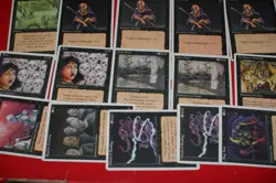 MTG 15x 4th edition black magic card lot LP - Image 1