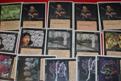 MTG 15x 4th edition black magic card lot LP - Image 2