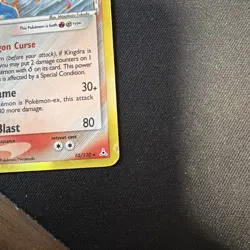 Kingdra (Delta Species) 10/110 Holon Phantoms Reverse Holo LP Pokemon Card - Image 3