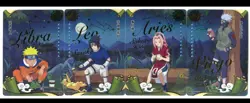 Naruto, Sasuke, Sakura, & Kakashi Naruto Kayou MR-063 - MR-066 Trading Cards - Image 1