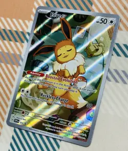 Eevee 173 Prismatic Evolutions ETB Black Star Promo Pokemon TCG Card Near Mint - Image 1