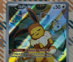 Eevee 173 Prismatic Evolutions ETB Black Star Promo Pokemon TCG Card Near Mint - Image 2
