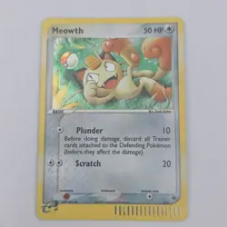 Pokemon Meowth #013 Black Star Promo Holo Pokemon Card TCG - Image 1