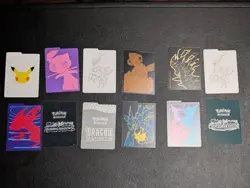 x10 Pokemon ETB Card Divider Lot NO DUPES SM SWSH Mew Pikachu Eevee Arceus Girat - Image 1