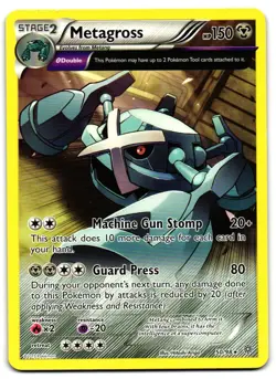 Metagross 50/98 - Ancient Origins Rare Pokemon TCG - LP Card - Image 1
