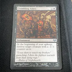 CRUMBLING ASHES 35 REGULAR MTG TCG CARD NM - Image 1